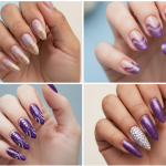 15 Chic Purple Glitter Nail Trends You Need to Try Now