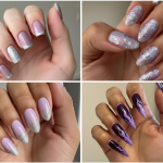 15 Chic Lavender Glitter Nail Trends You Need to Try Now