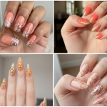 15 Chic Peach Glitter Nail Trends You Need to Try Now