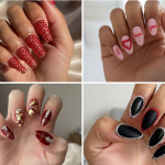 15 Chic Red Rhinestone Nail Trends You Need to Try Now