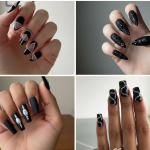 15 Chic Black Rhinestone Nail Trends You Need to Try Now