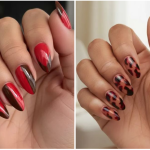 Embrace Warmth & Elegance: 10 Stunning Red + Brown Nail Design Ideas