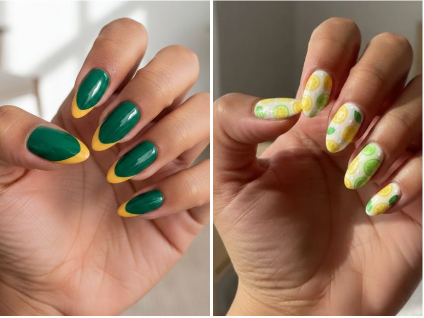 10 Chic Green and Yellow Nail Trends You Need to Try Now