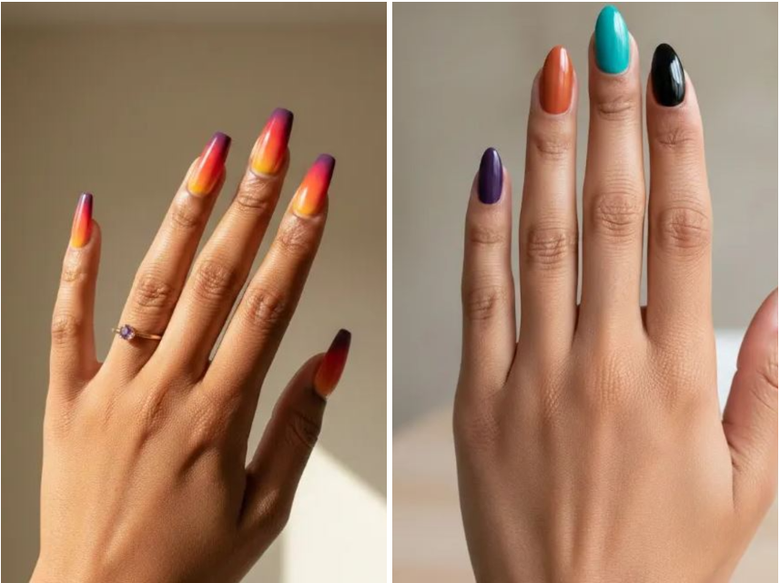 10 Chic Orange and Purple Nail Trends You Need to Try Now