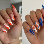 11 Chic Orange and White Nail Trends You Need to Try Now