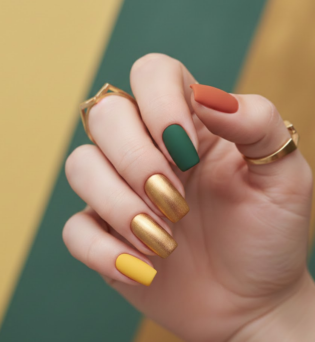 10 Chic Yellow And Gold Nail Trends You Need to Try Now