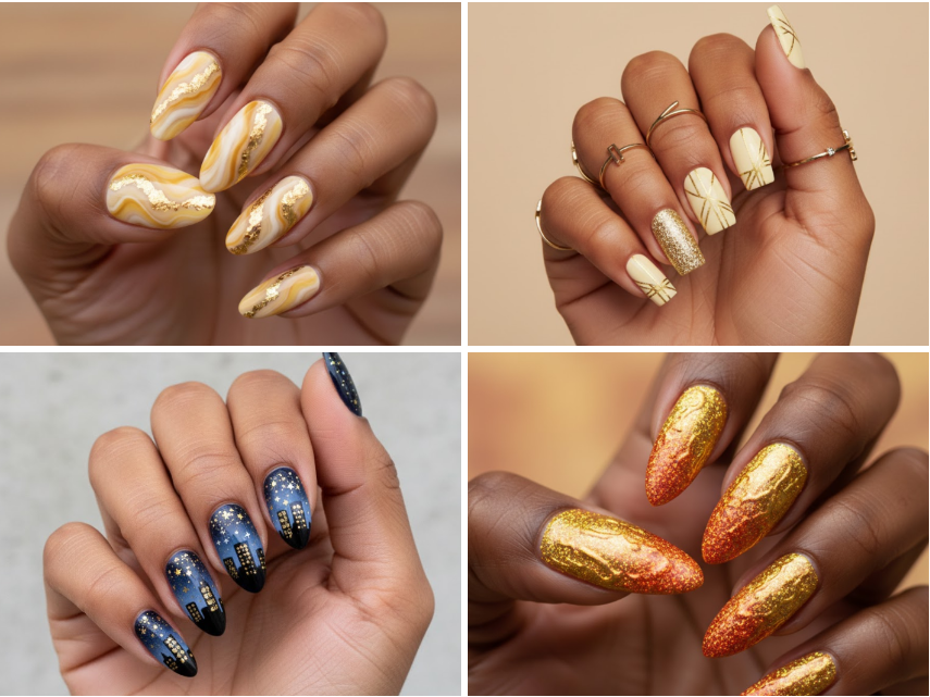 10 Chic Yellow Glitter Nail Trends You Need to Try Now