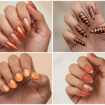 Hot Girl Alert! 15 Orange Glitter Nails to Steal the Spotlight