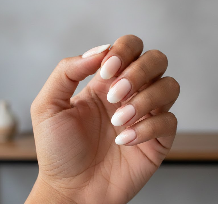 Cream Nails