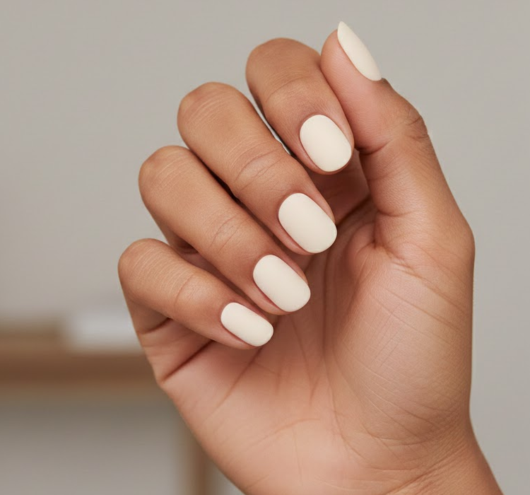Cream Nails