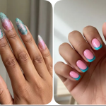 10 Chic Pink And Teal Nail Trends You Need to Try Now