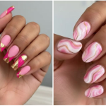 20 Chic Pink And Gold Nail Trends You Need to Try Now