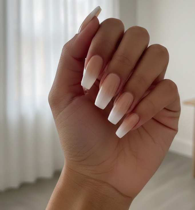 Cream Nails