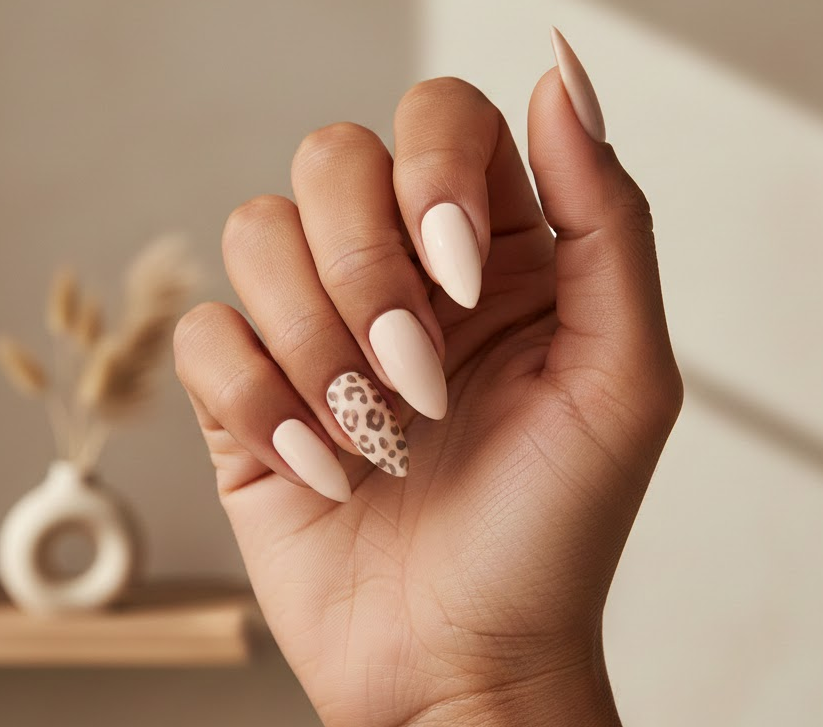Cream Nails