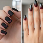 15 Chic Black and Maroon Nail Trends You Need to Try Now