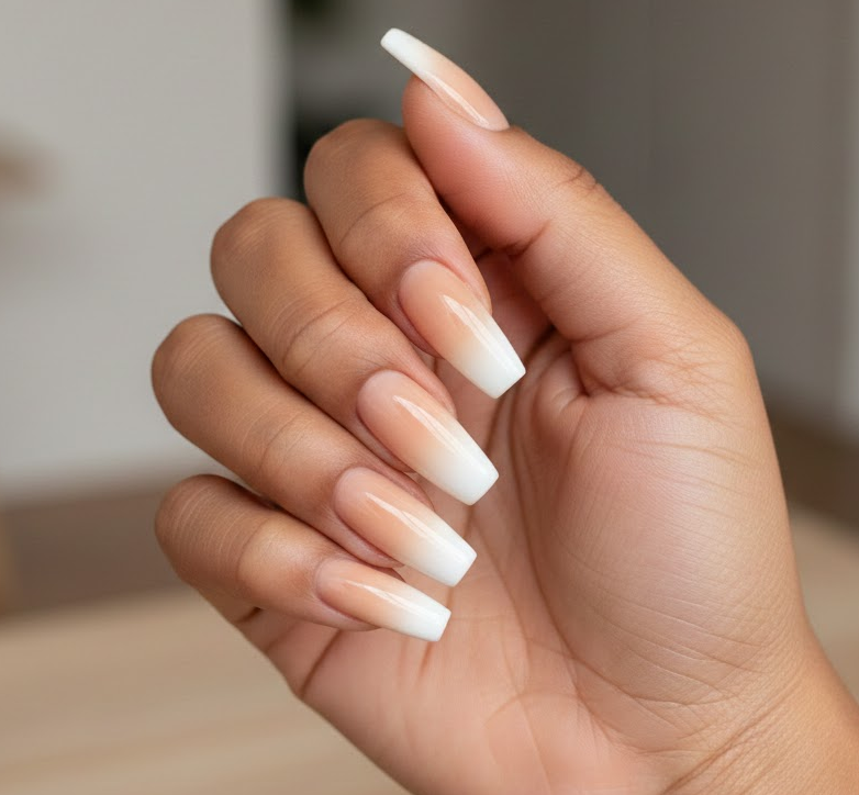 Cream Nails