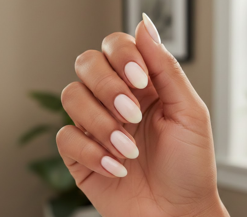 Cream Nails