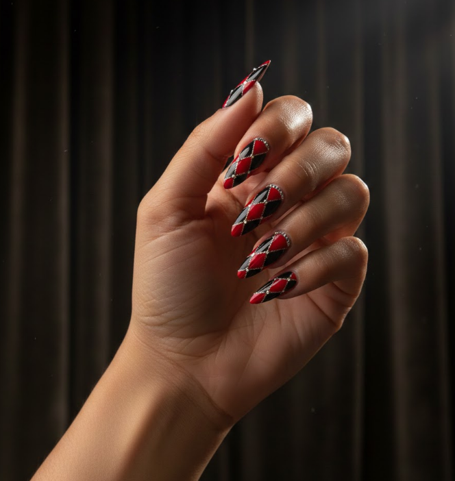 clown nails