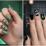Frankenstein Nails: Stitching Together Gothic Glamour & Horror Manicures