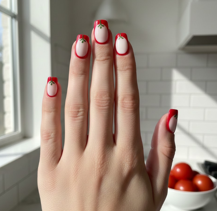 tomato nails