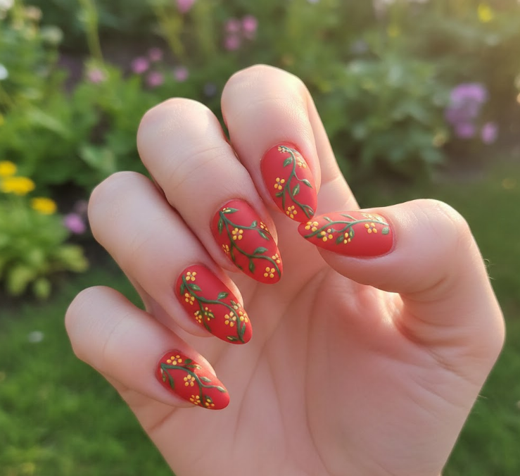 tomato nails