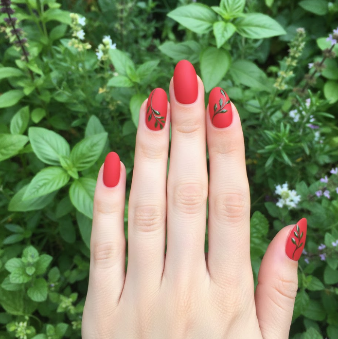 tomato nails