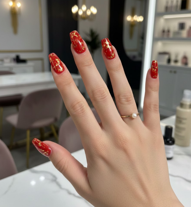 tomato nails