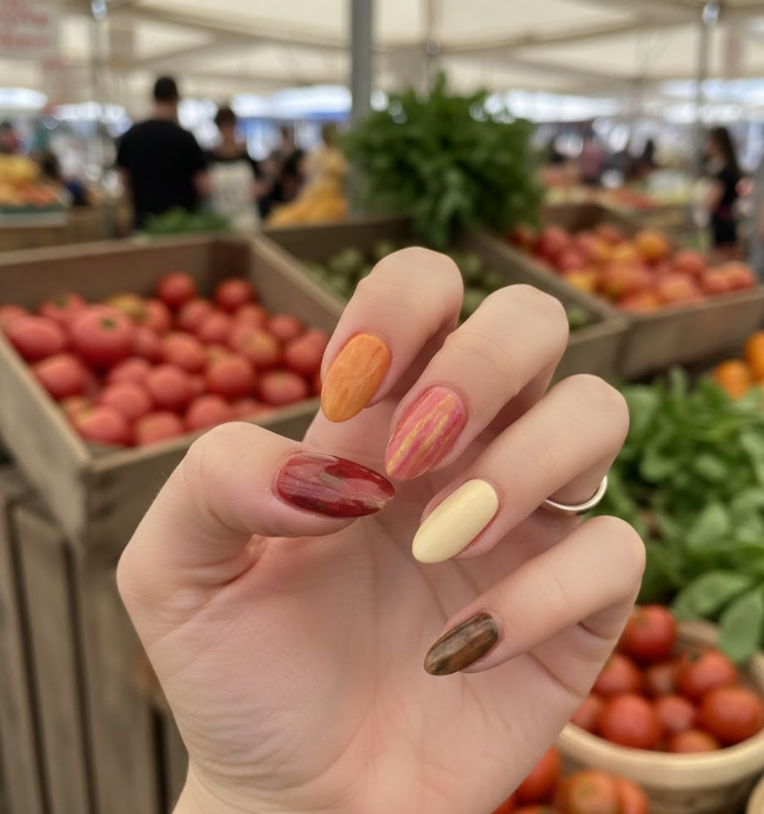tomato nails