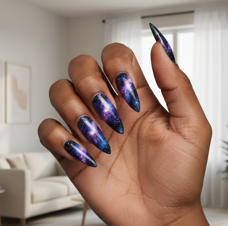 watercolor nails