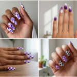 19 Chic Purple And White Nail Trends You Need to Try Now