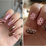 15 Chic Pink And Brown Nail Trends You Need to Try Now