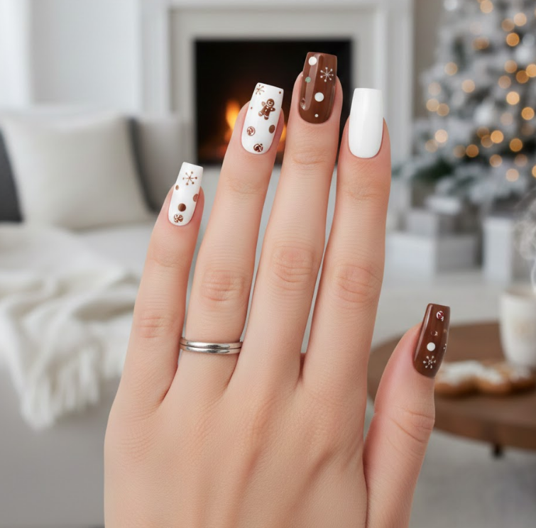 gingerbread nails