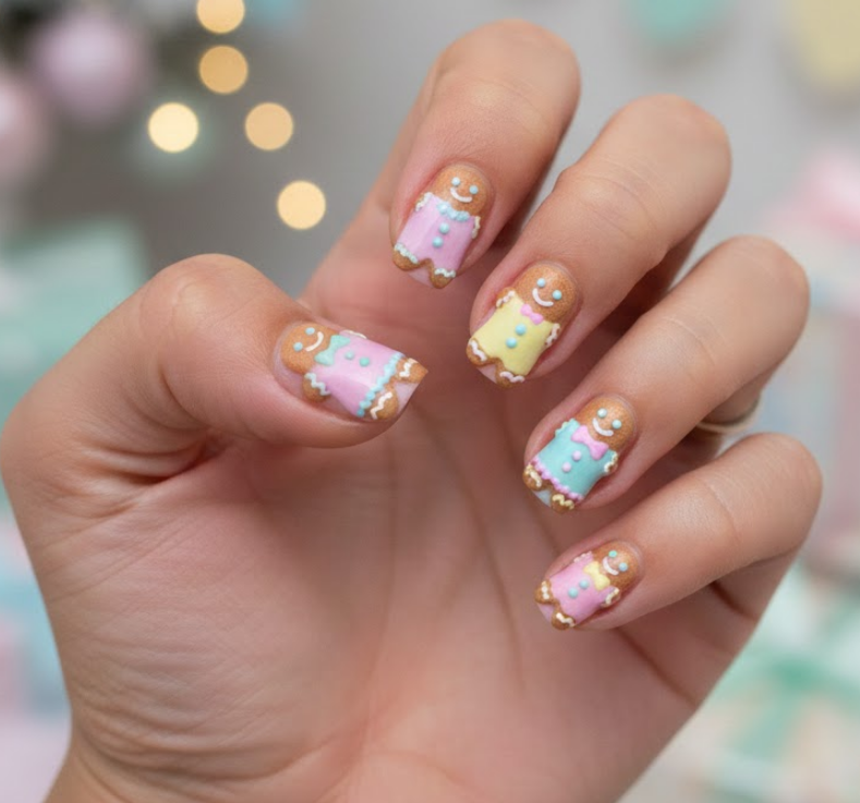 gingerbread nails
