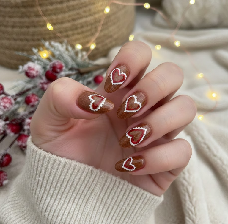 gingerbread nails