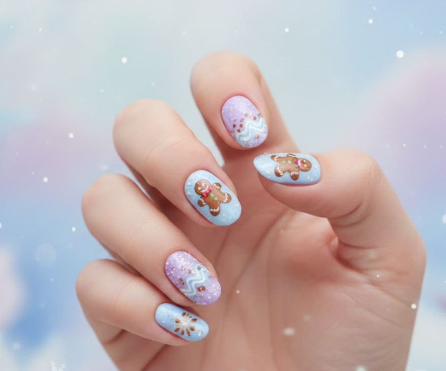gingerbread nails