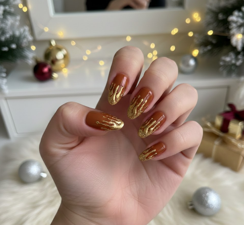 gingerbread nails