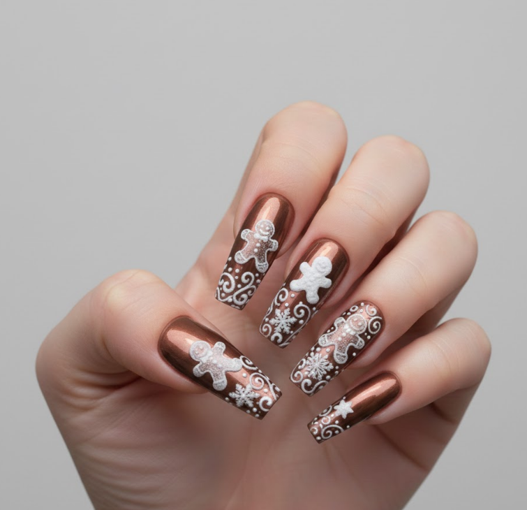 gingerbread nails
