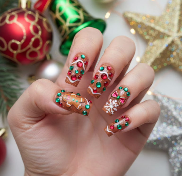 gingerbread nails