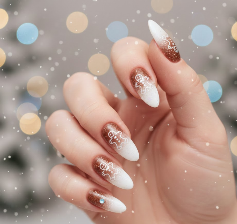 gingerbread nails