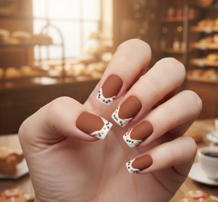 gingerbread nails