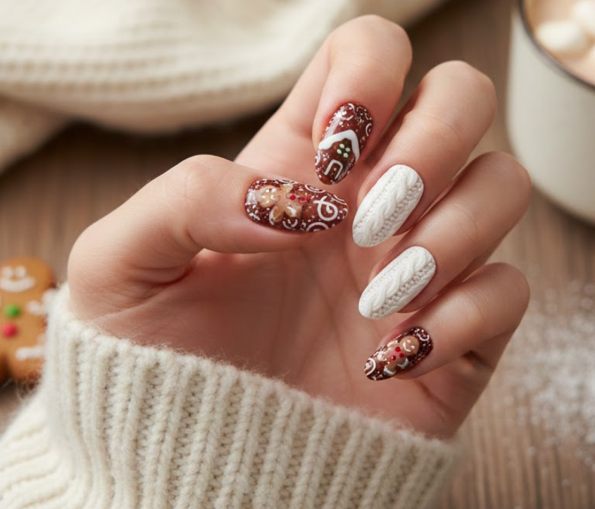 gingerbread nails