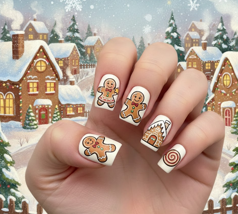 gingerbread nails