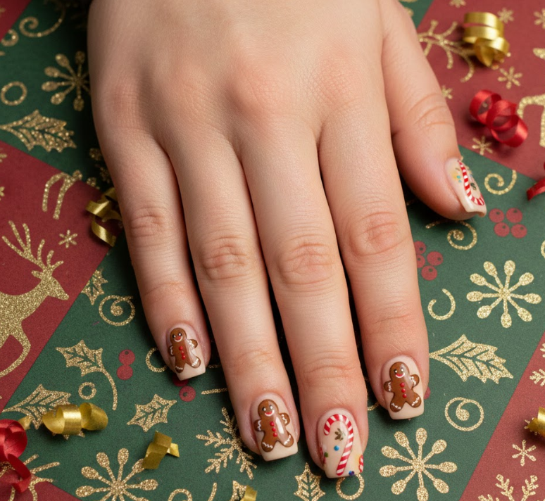 gingerbread nails