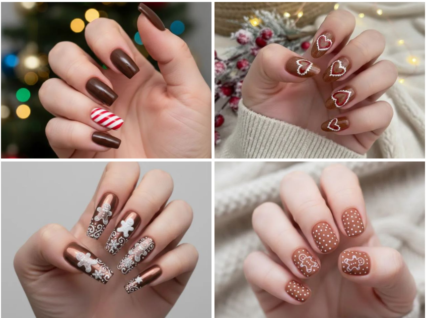 gingerbread nails