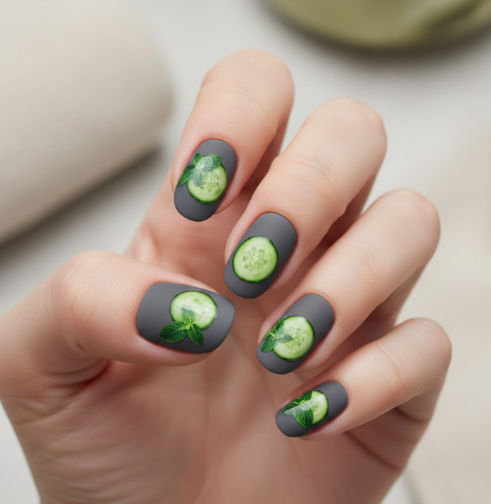 fruit water nails