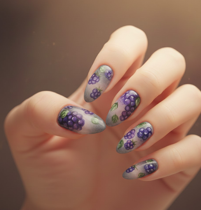fruit water nails