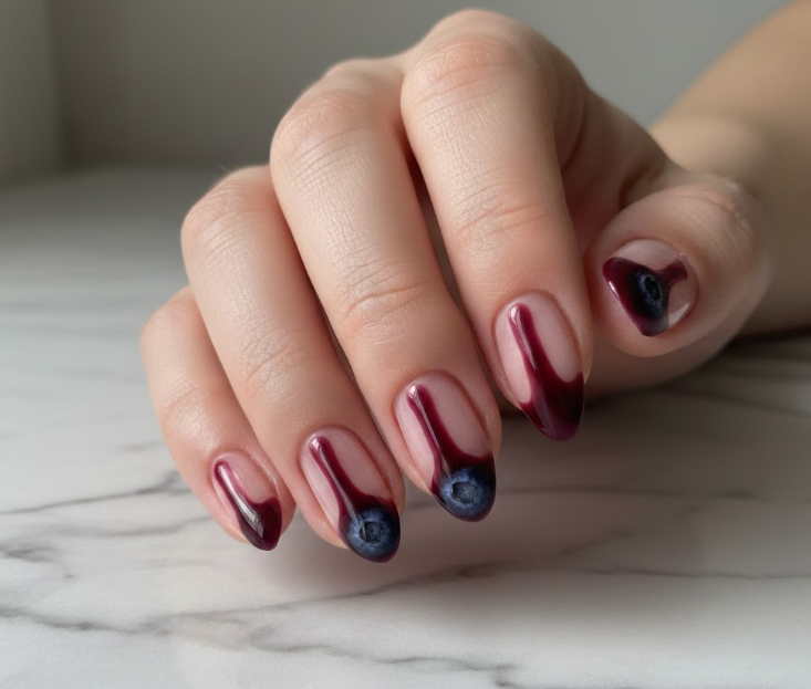 fruit water nails