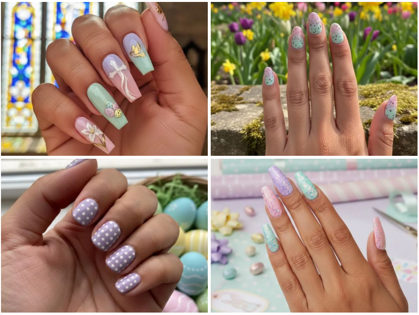 crack open spring: the joyful world of easter egg nail art