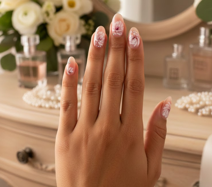 peony nails