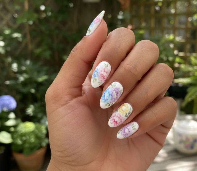 peony nails